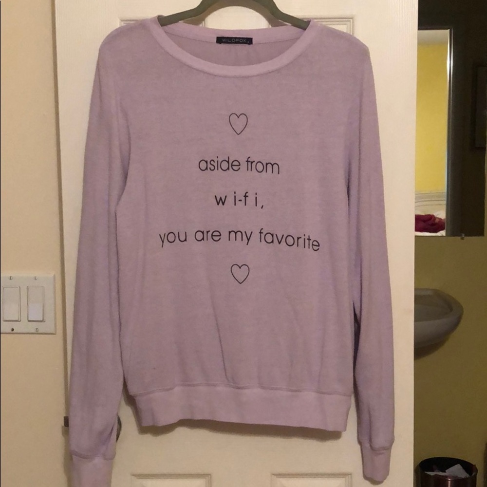 Wildfox Purple Sweatshirt 💜